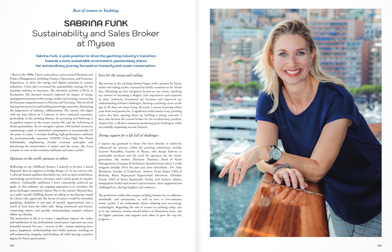 Best women in Yachting - Aquon